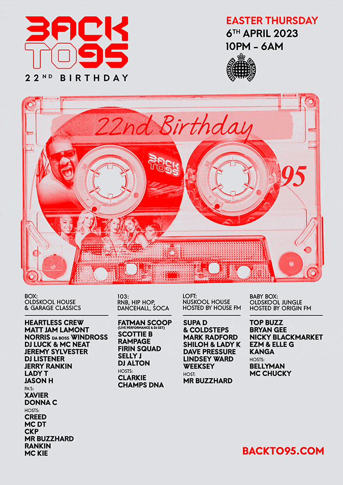 Backto95 22nd Birthday