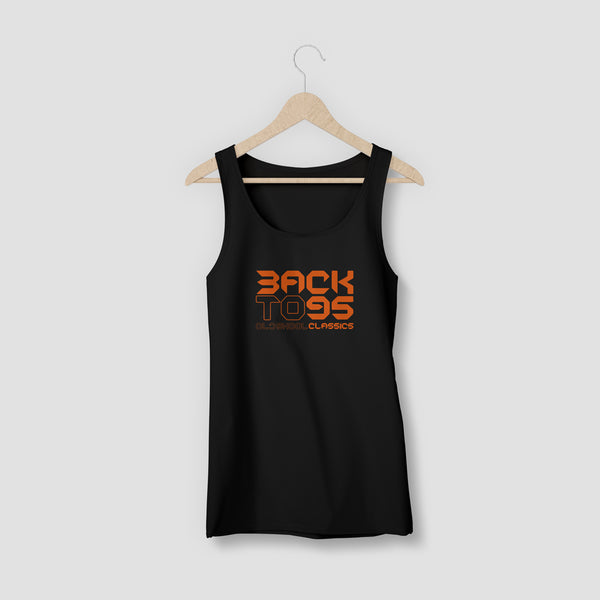 BackTo95 Logo Vest - Black/Orange