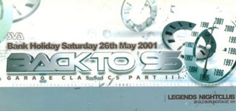 Garage Classic Party 26th May 2001