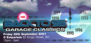 Garage Classic 28th September 2001